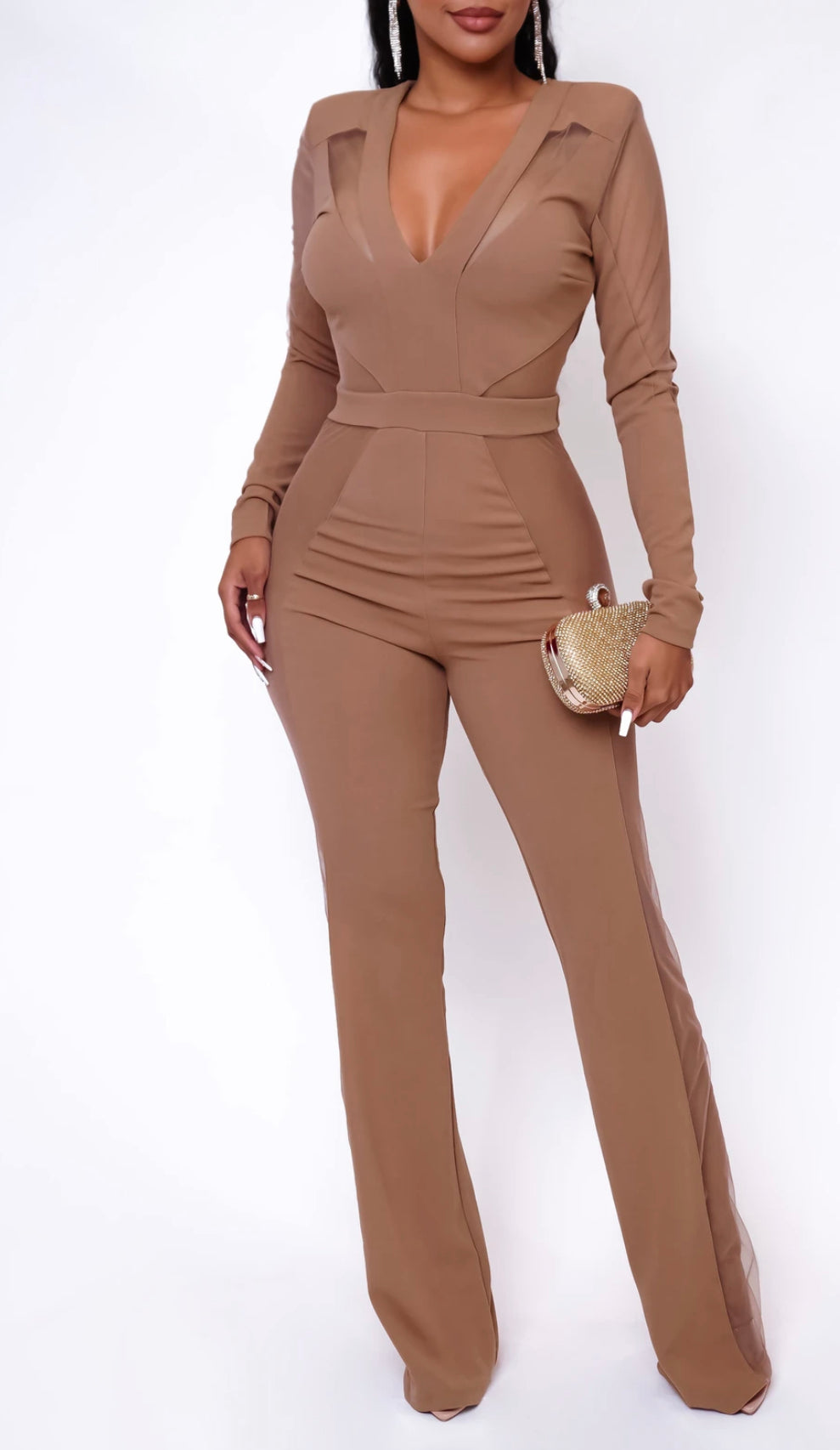 Mocha Jumpsuit